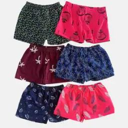 Girls Pack of 6 Assorted Boxers-picture-31
