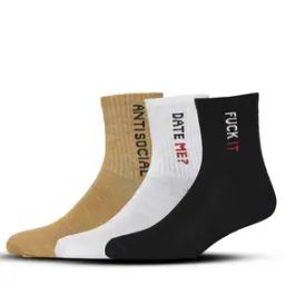 Pack of 3 Mid-Calf Length Everyday Socks-image-138