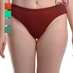 Pack of 5 Panties with Inner Elastic Waistband-picture-44