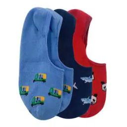 Pack of 3 Novelty Print No-show Socks-picture-30