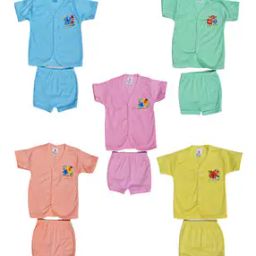 Infants Pack of 5 Floral Print Shirt & Shorts Set-picture-23