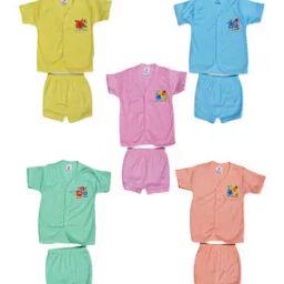 Infants Pack of 5 Floral Print Shirt & Shorts Set-picture-11