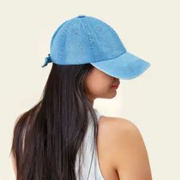 Women Baseball Cap with Stitch Details-image-99