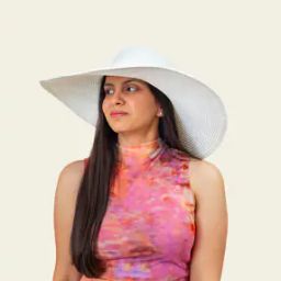 Women Sun Hat with Wide Brim-image-83