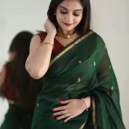 Banarasi Artsilk Traditional Half-and-Half Saree-image-96