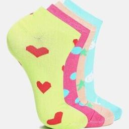 Women Pack of 4 Ankle-Length Socks-image-32
