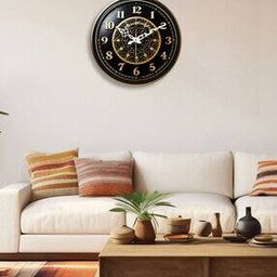Frameless Wooden Analog Wall Clock-35