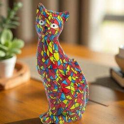  Mosaic Cat Showpiece-27