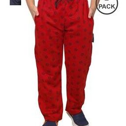 Boys Pack of 2 Printed Fitted Track Pants-image-22