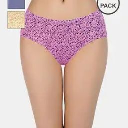 Pack of 3 Moderate Coverage Mid-Rise Hipster Panties - EK434-image-47