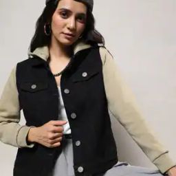 Women Regular Fit Jacket with Button Closure-image-34