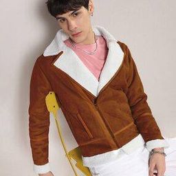 Men Colour-Block Jacket-image-12