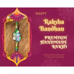 Pack of 12 Men Stone-Beaded Tie-Up Rakhi-image-95