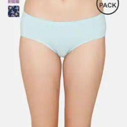 Pack of 3 Printed Hipster Panties-image-74