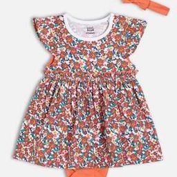 Infrant Floral Print Round-Neck Bodysuit-picture-35