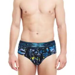Micro Print Regular Briefs -picture-4