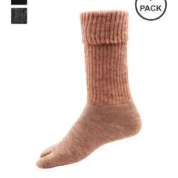 Pack of 3 Wool Mid-Calf Length Socks-image-92