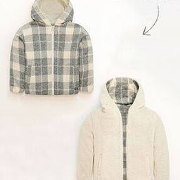 Checked Reversible Jacket-image-76