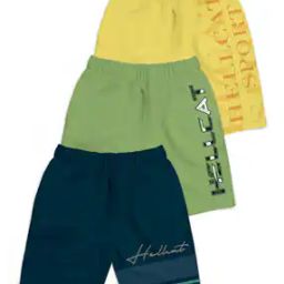 Pack of 3 Typographic Print Shorts-picture-7