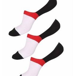 bodycare Pack of 3 Men Colourblock No-Show Socks-picture-12