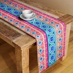 Block Print Table Runner 13" X 54"-17