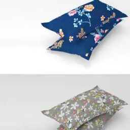 Set of 4 Floral Print Pillow Covers 27" x 17"-image-80