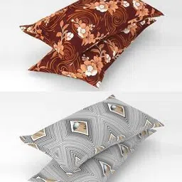Set of 4 Printed Pillow Covers 27" x 17"-image-57