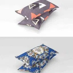 Set of 4 Printed Pillow Covers 27" x 17"-image-120