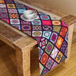 Floral Print Table Runner 13" X 58"-image-23