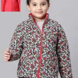 Girls Reversible Puffer Jacket-image-8