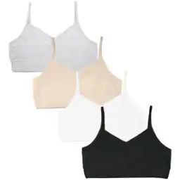 Pack of 4 Full-Coverage Beginners Bras-image-17
