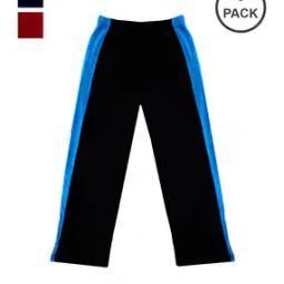 Boys Pack of 3 Straight Track Pants with Contrast Taping-image-43