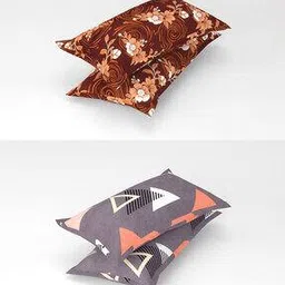 Set of 4 180 TC Printed Pillow Covers 27" x 17"-image-105