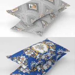 Set of 4 180 TC Printed Pillow Covers 27" x 17"-53