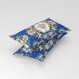 Set of 4 180 TC Floral Print Pillow Covers 27" x 17"-image-105