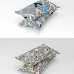 Set of 4 180 TC Printed Pillow Covers 27" x 17"-image-121