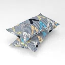 Set of 4 180 TC Printed Pillow Covers 27" x 17"-image-101