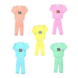Pack Of 5 Graphic Print T-Shirt Pants Set-5