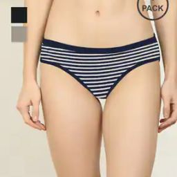 Pack Of 3 High Rise Briefs-image-34