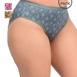 Pack Of 3 High Rise Briefs-picture-45