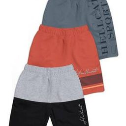 Pack of 3 Colourblock Bermuda Shorts with Elasticated Waist-picture-35