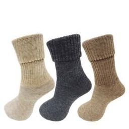 Pack of 3 Textured Everyday Socks-11