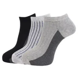 Pack of 3 Striped Ankle-Length Socks-image-65