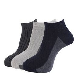 Pack of 3 Striped Ankle-Length Socks-image-96