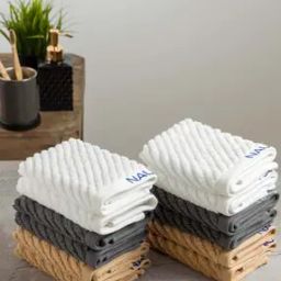 Set of 12 Cotton Face Towels-image-89