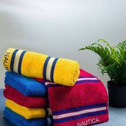 Set of 6 Striped Hand Towels-image-45
