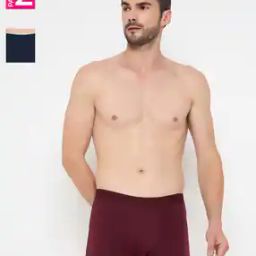 Men Pack of 2 Trunks with Elasticated Waistband-image-54