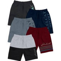 Pack of 5 Typographic Print Shorts-picture-15