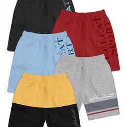 Pack of 5 Typographic Print Shorts-picture-22