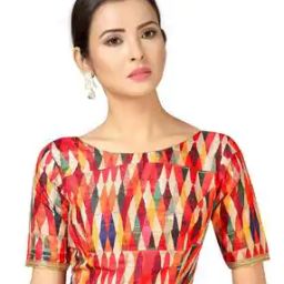 Printed Back-Open Blouse-image-13